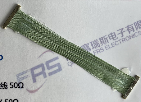 মাইক্রো Coax Awg40 30 পিন থেকে 40 পিন LVDS কেবল ডাবল শিল্ড ওয়্যার সমাবেশ