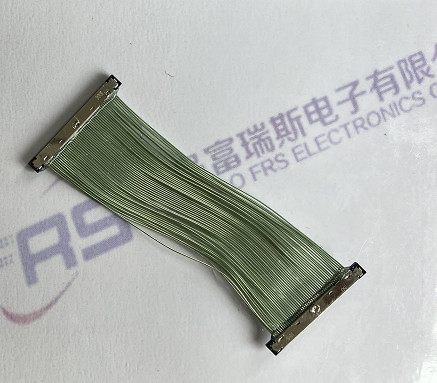 Awg42 50 পিন LVDS কেবল মাইক্রো কোক্স 0.4 মিমি জোতা সমাবেশ