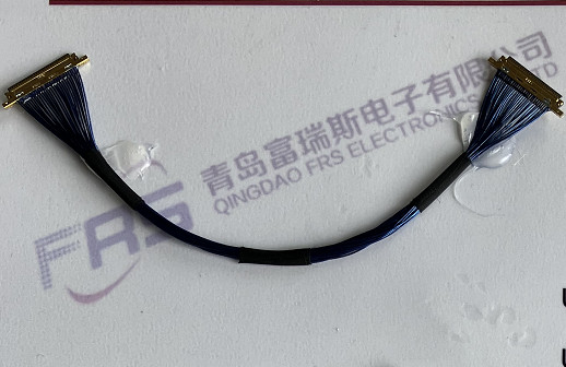 40awg মাইক্রো কোক্স 30 পিন LVDS সংযোগকারী 250 মিমি তারের সমাবেশ