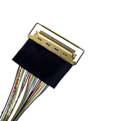 LCD LVDS তারের জোতা 240mm 0.5mm কেবল 30 পিন মডেলিং