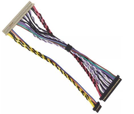 40 পিন LVDS ওয়্যার হারনেস ইলেকট্রিক্যাল, 50 মিমি কার ট্রেলার ওয়্যারিং জোতা