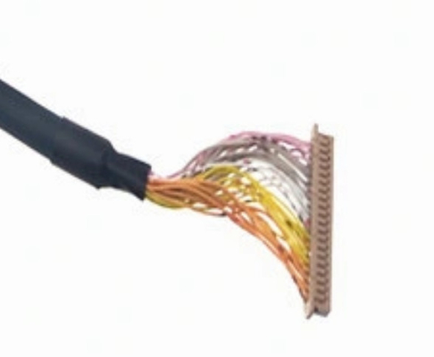 40p LVDS ওয়্যার হারনেস 50mm 30awg কার ট্রেলার একক ডাবল শিল্ড কেবল