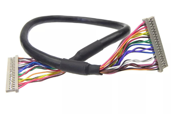 0.3mm LVDS ওয়্যার হারনেস 30AWG 20 পিন কেবল ল্যাপটপ স্ক্রীন