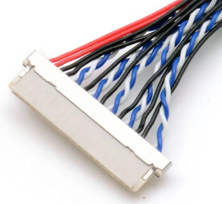টেলিভিশন LVDS ওয়্যার হারনেস ব্ল্যাক, 220mm রেডিও ওয়্যার হারনেস ফোট হাই ডেফিনিশন টিভি