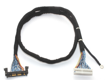ল্যাপটপ LVDS ওয়্যার হারনেস JAE 0.5mm কেবল সংযোগকারী টেকসই