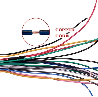 18AWG 4 স্পিকার 16 পিন কার স্টেরিও সংযোগকারী বৈদ্যুতিক তারের জোতা
