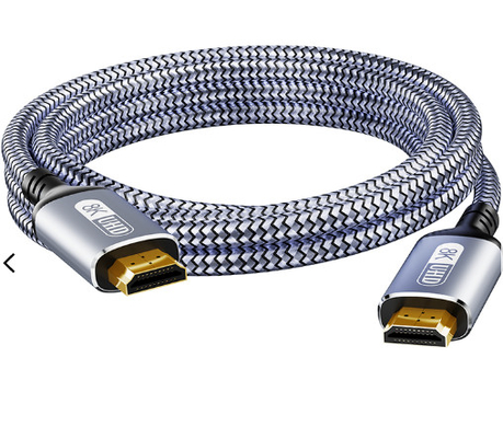 PS5 গেমিং মনিটরের জন্য 24-30AWG HDMI কেবল অ্যাসেম্বলি গোল্ড প্লেটেড