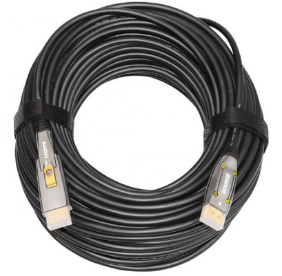 48gps HDMI কেবল সমাবেশ 20 থেকে 100ft 8k HDMI ফাইবার অপটিক
