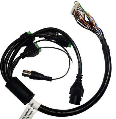 Rj45 ক্যামেরা ক্যাবল অ্যাসেম্বলি ওয়াটারপ্রুফ 100mm সিকিউরিটি কক্সিয়াল